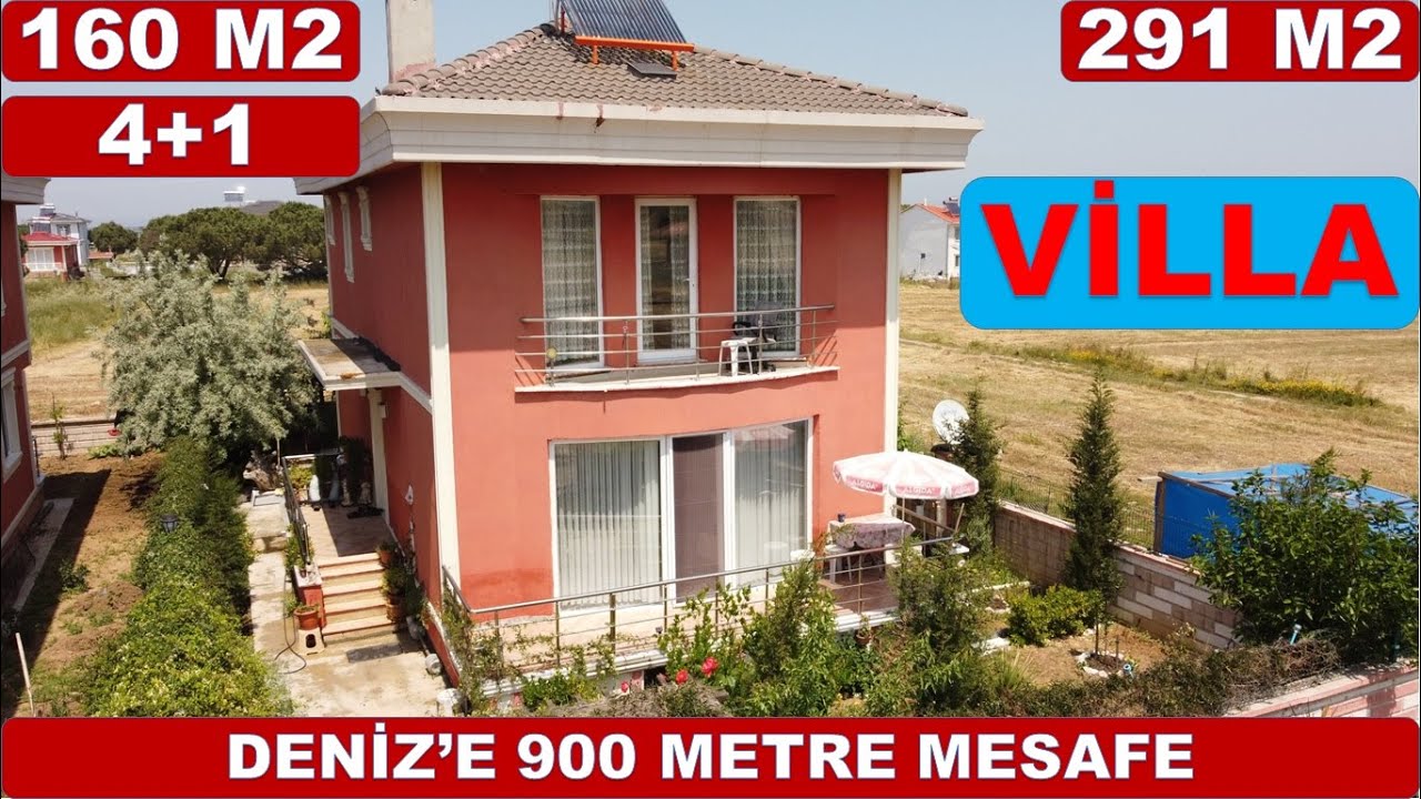 291 m2 BİGA'NIN İNCİSİ ÇEŞMEALTI’NDA BAHÇELİ NİZAM DUBLEKS VİLLA