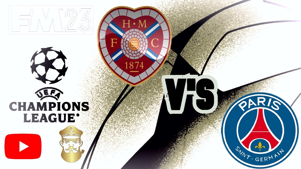 FM23 | Hearts take on PSG in the UCL R16 | Up the Jambos