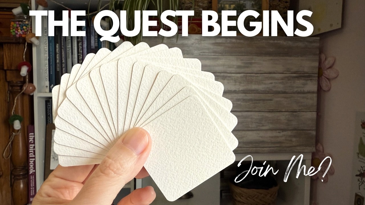 100 Tiny Paintings in a YEAR -- Will You Join the QUEST?