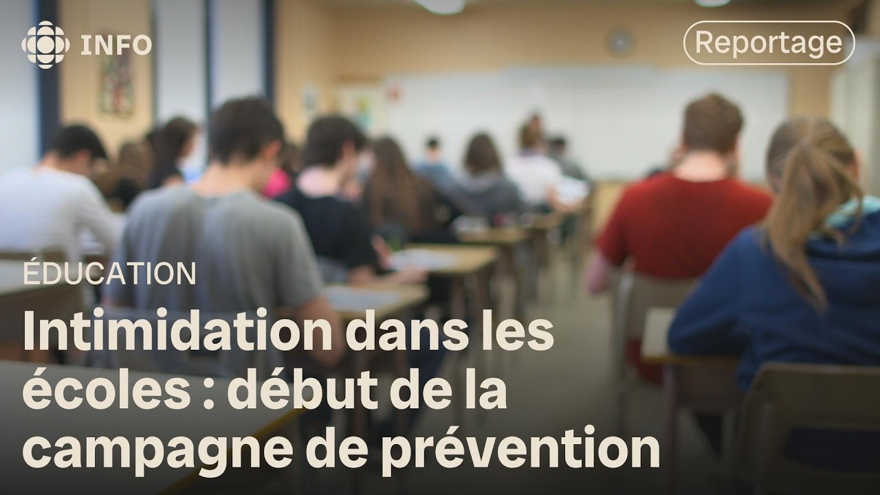 Une première semaine de la prévention de la violence et de l'intimidation dans les écoles au Québec