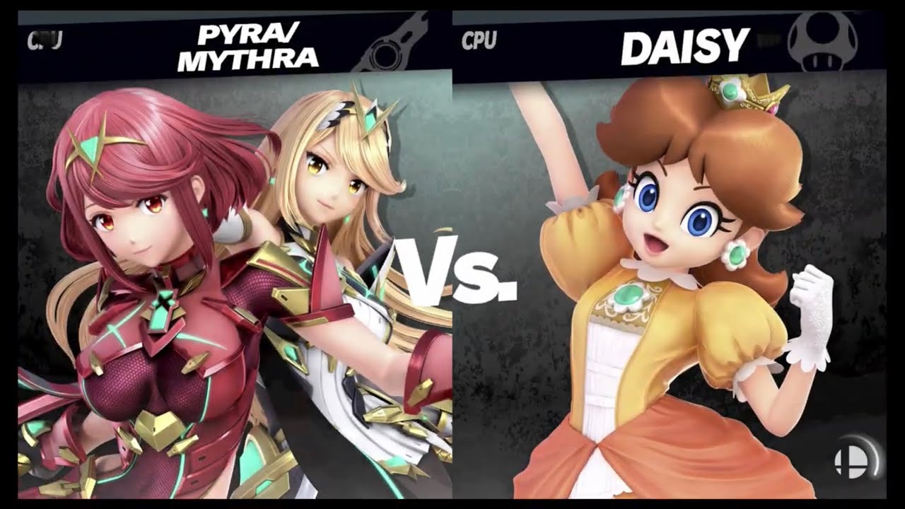 Super Smash Bros. Ultimate - Pyra/Mythra VS Daisy