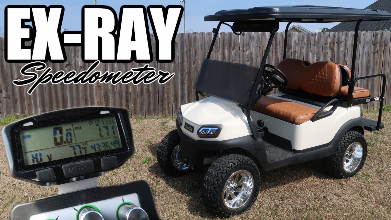 Golf Cart Digital Speedometer Trip Volt Meter Gauge Install | EDT EX-RAY | Club Car Ezgo Yamaha