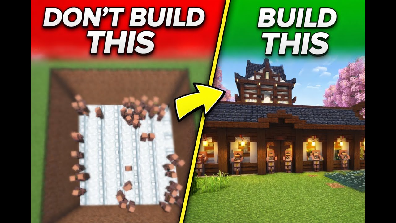 Beautiful Japanese Villager Trading Hall