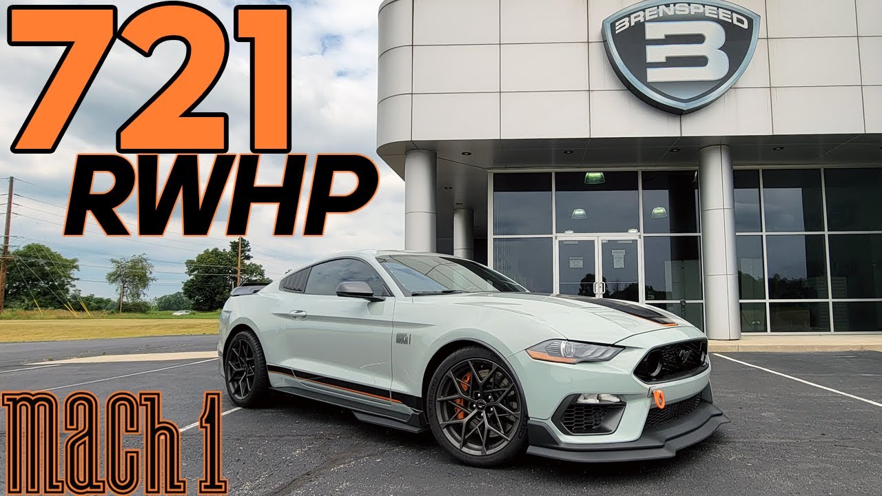 2021 Mustang Mach 1 (Procharger Supercharger 700+ RWHP) DYNO at Brenspeed with Headers