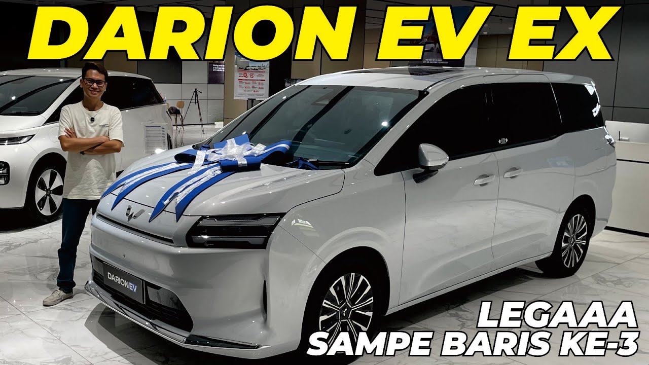 WULING DARION EV EX! Lega Sampe Baris ke-3 Pajaknya 145 Ribu & Se-irit Motor Beat