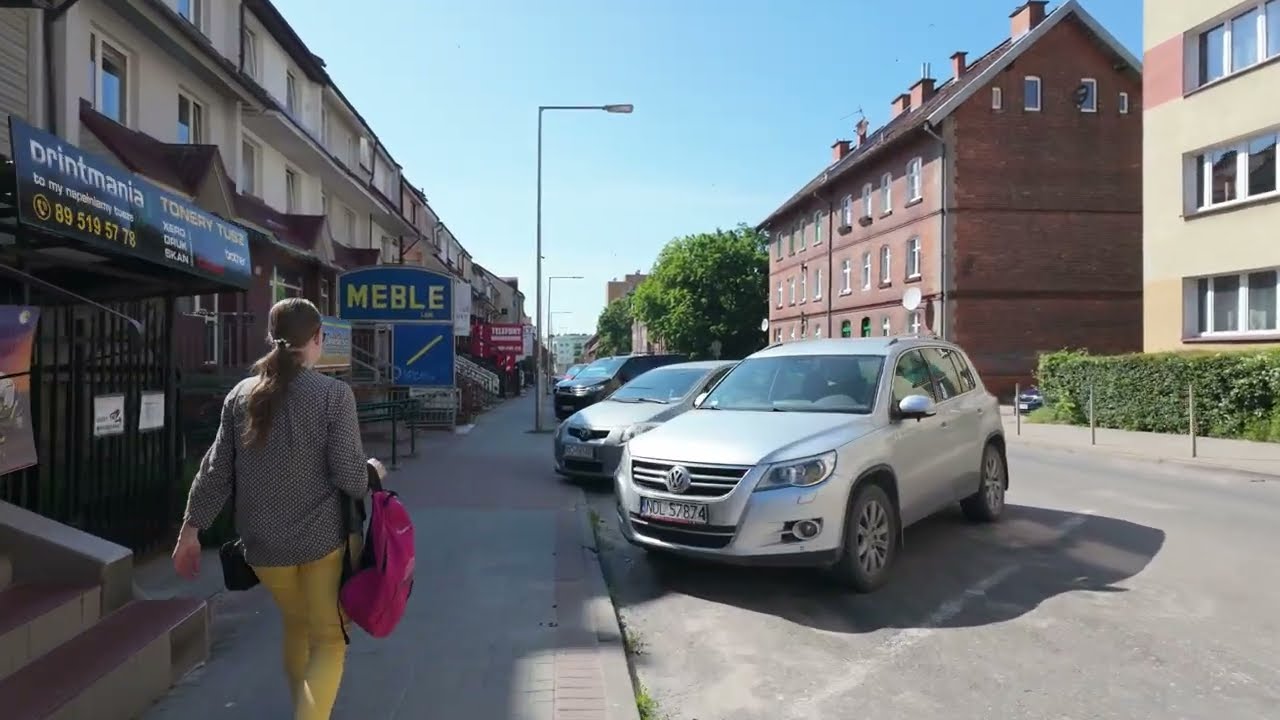 Olsztyn - Zatorze rowerem. 4K