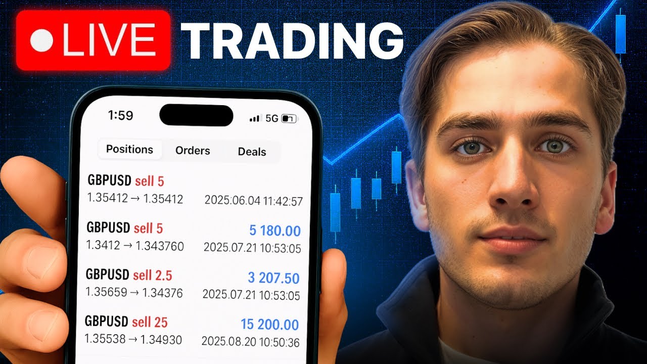 FOREX & FUTURES Trading LIVE - NQ, EURUSD, GBPUSD, GOLD & MORE! - The Trading Academy