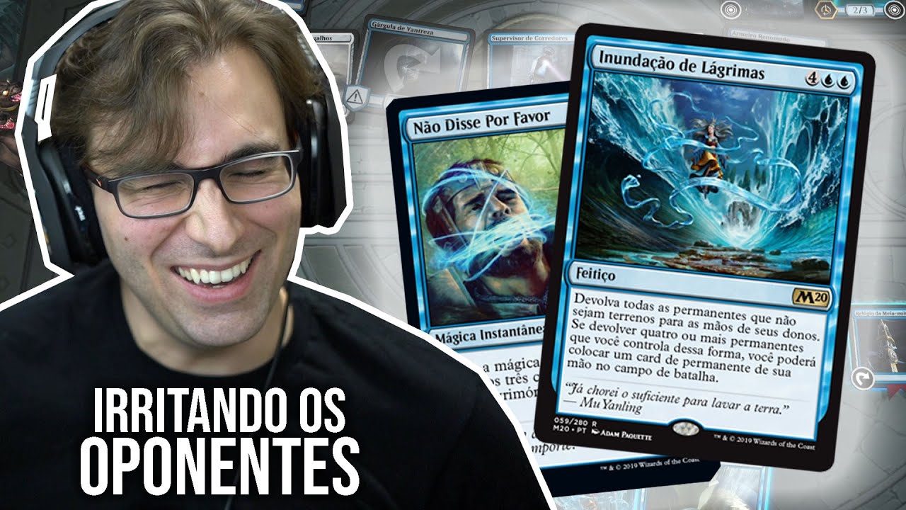 Irritando os Coleguinhas com um Deck Azul Chatíssimo! | Magic The Gathering Arena Gameplay