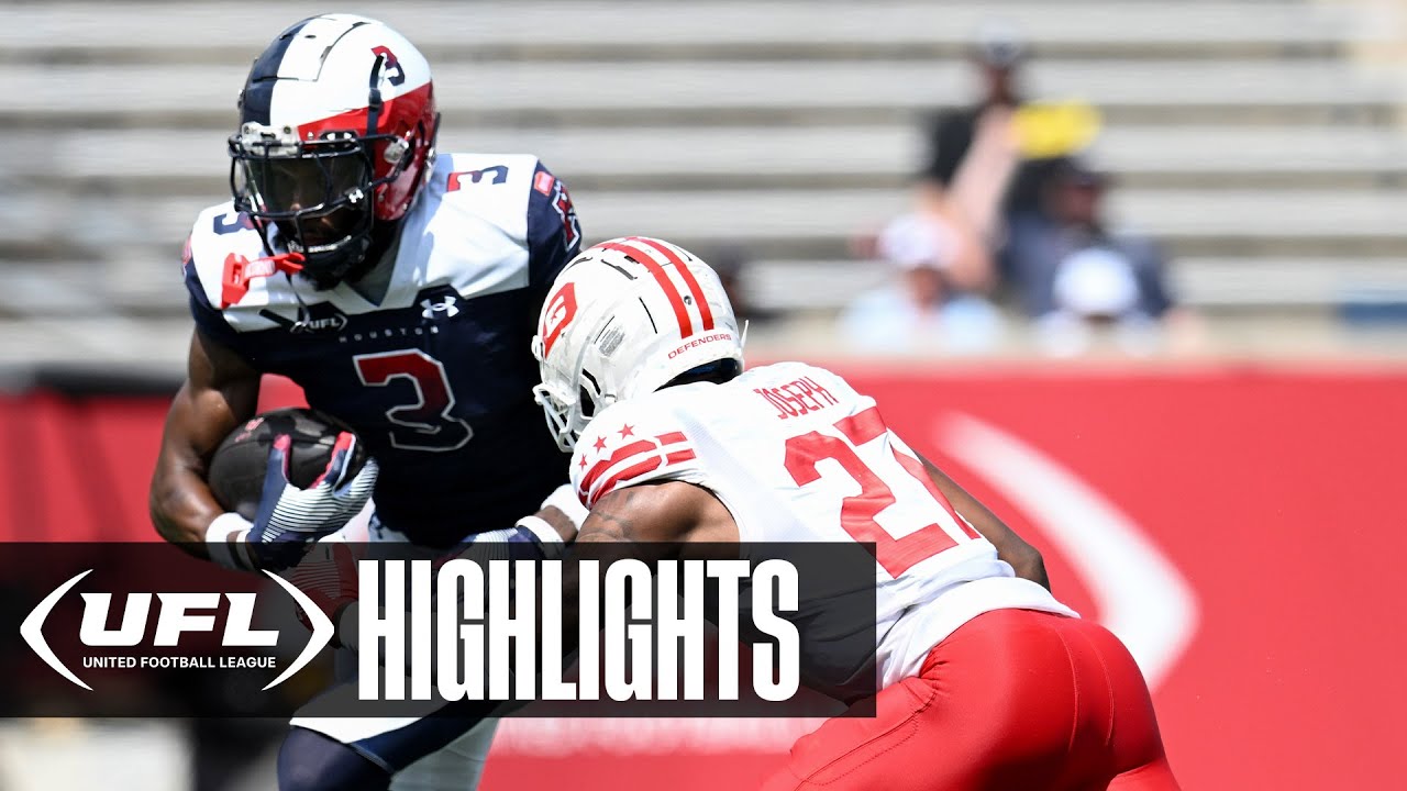 DC Defenders vs. Houston Roughnecks Highlights | UFL on FOX