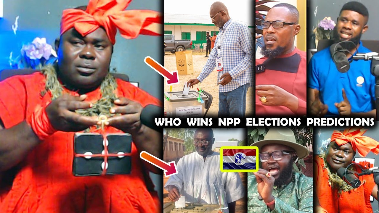 Break, Update On Npp Elections Who Wins The Predictions ?, Bawumia Or Hon. Ken