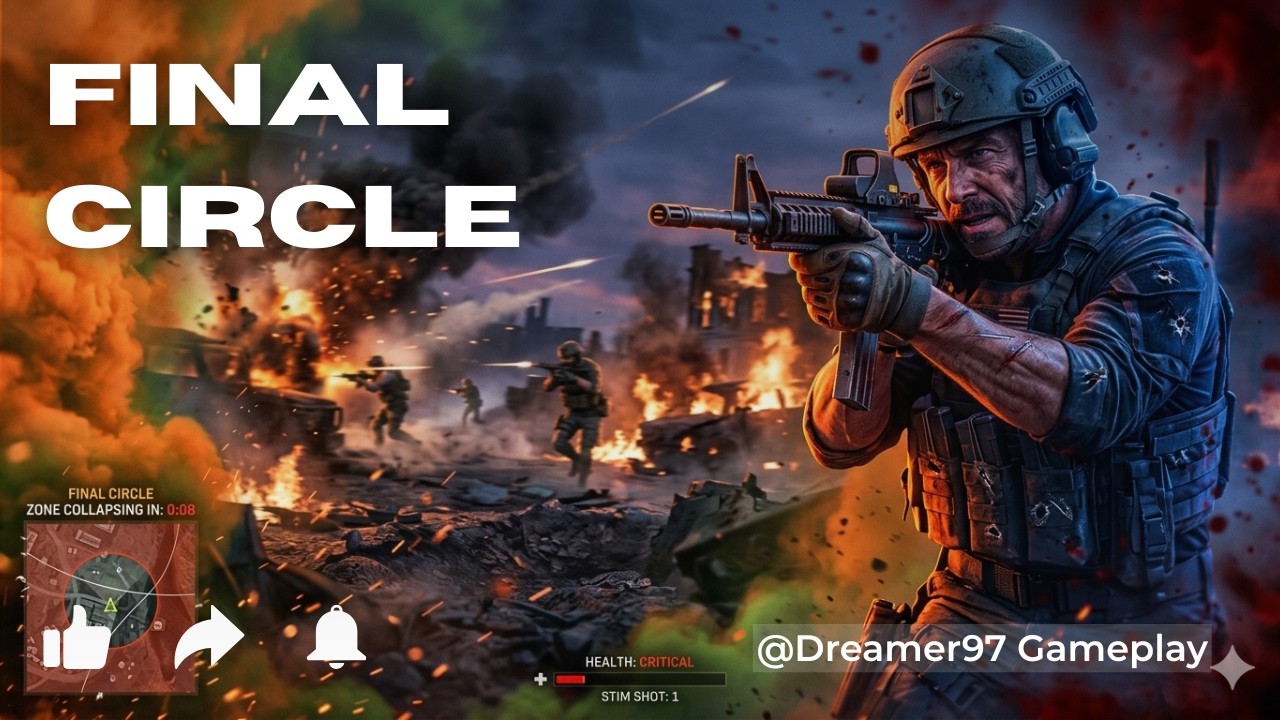 Top 3 Intense Finish 😤 | Final Circle Chaos