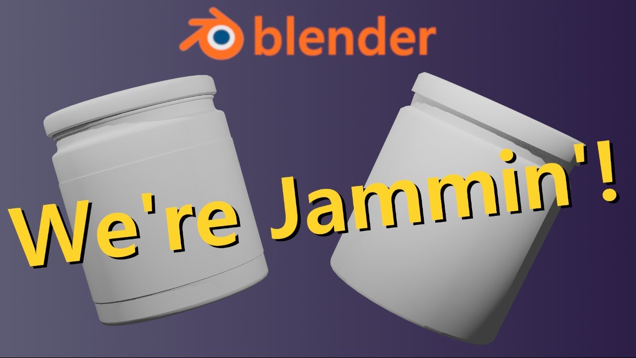 Jam Jar, part 1: Modelling high and low | Blender Tutorial