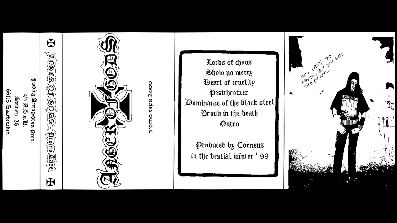 ANGER OF GODS (B.S.O.D.) - 2000 PROMO TAPE