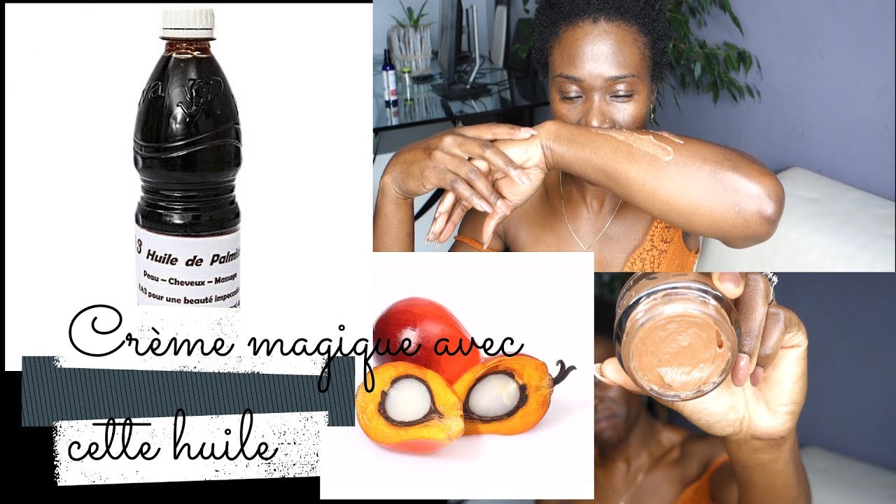 * D I Y* HUILE DE PALMISTE NOIRE A L'HONNEUR/ JE FABRIQUE MA CREME CORPS AVEC L'HUILE DE PALMISTE!!!
