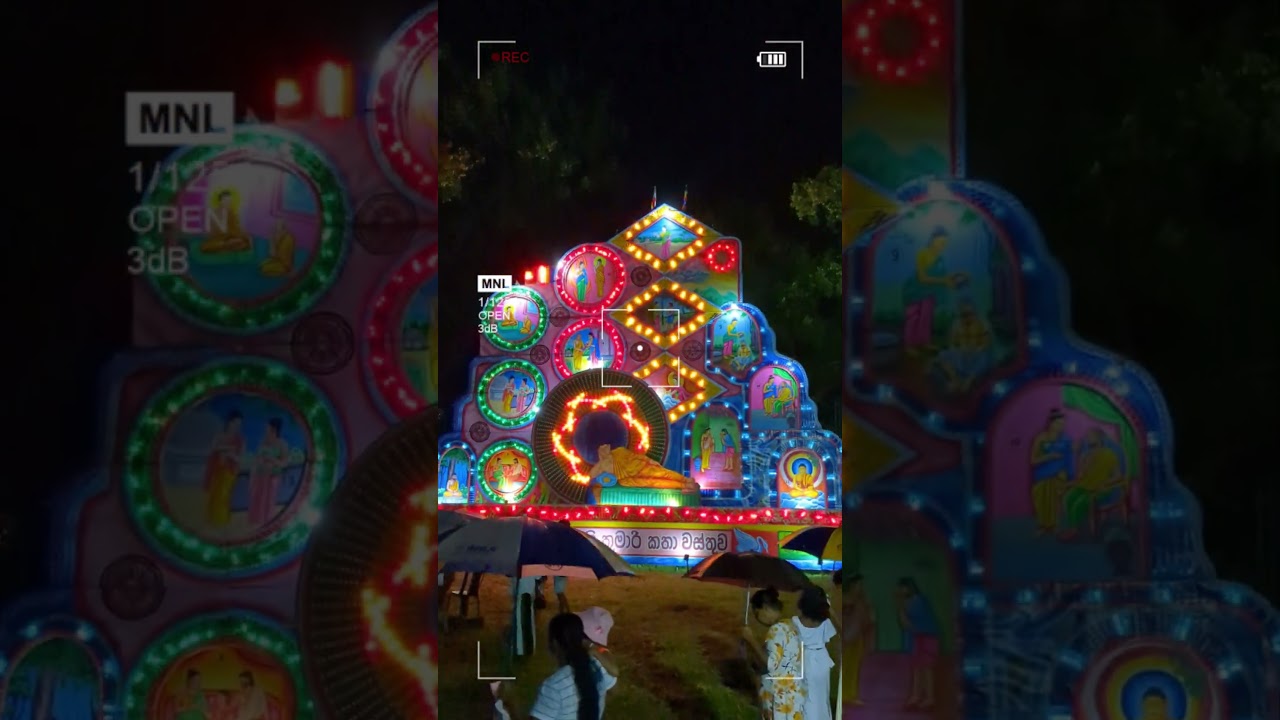 Sri Lanka's Stunning Vesak Thoran Celebrations #shorts  #travel #vesaksrilanka #srilanka #vesak2024