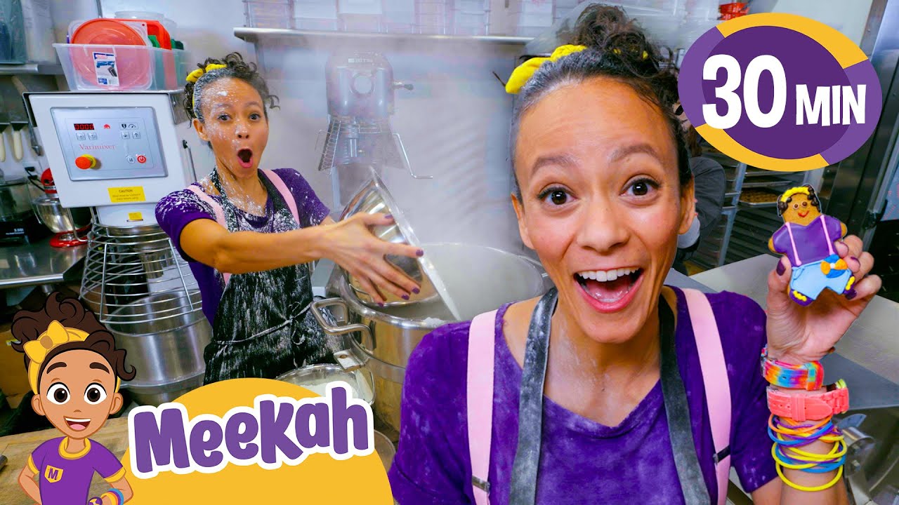 CHAOTIC Gingerbread Factory Trip!🍪 | Blippi & Meekah Challenges and Games for Kids