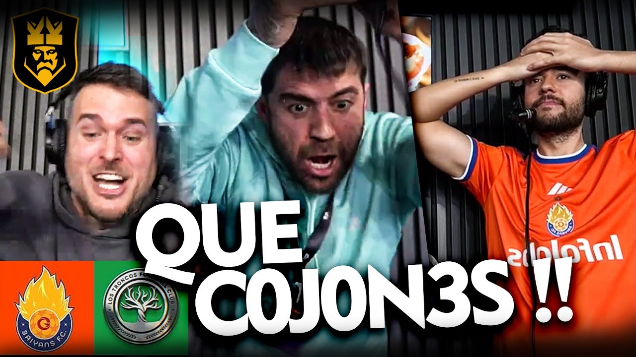 AURONPLAY y PERXITAA celebran la REMONTANTA en ULTIMO MINUTO de TRONCOS FC vs SAYANS || Kings League