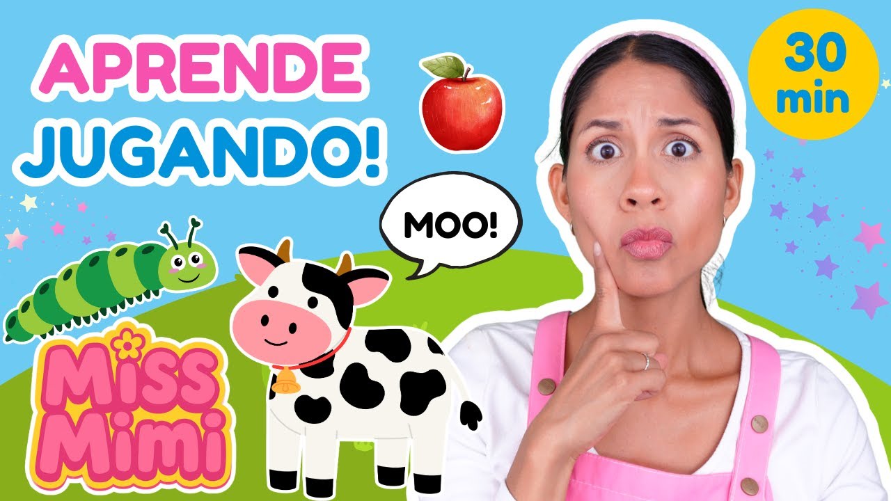🐶🎨 ¡Aprende los Animales y los Colores con Este Divertido Video para Niños! 🌈🐘