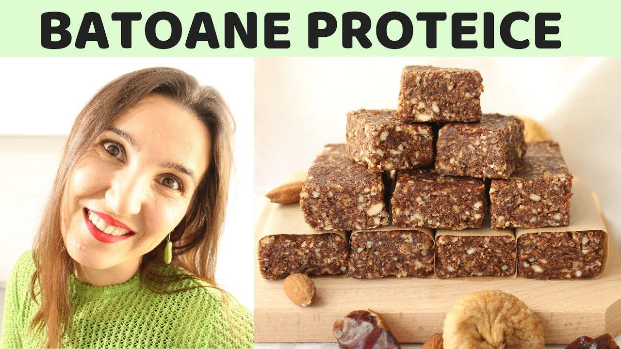 Batoane proteice raw și fără gluten - rețetă simplă și delicioasă 🍒 Rawmona