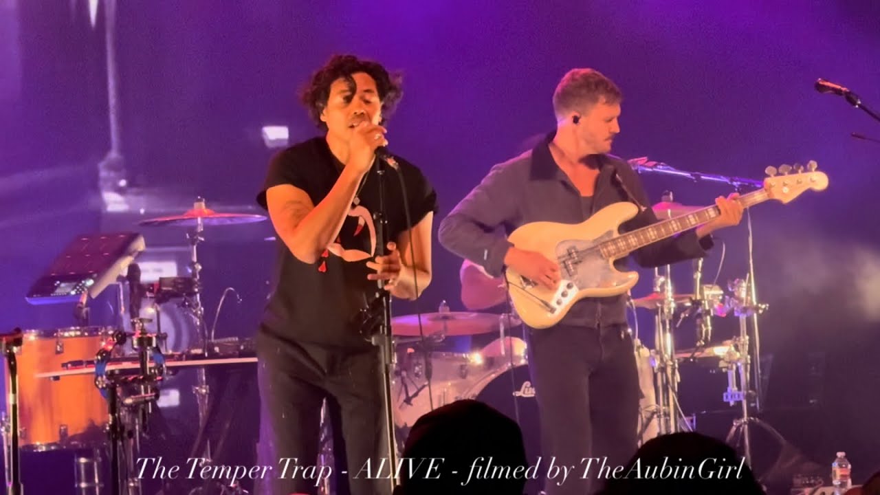 The Temper Trap ALIVE Live Band The Fonda Theatre Hollywood CA Nov 9 2025 