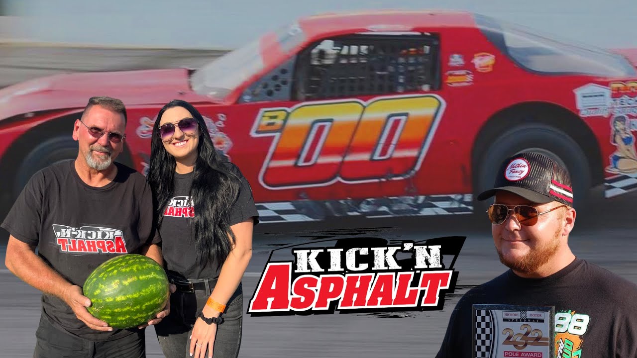 KICK’N ASPHALT - FIGHTS, FENDER BANGING, F-BOMBS, AND WATERMELON AT HICKORY SPEEDWAY!!