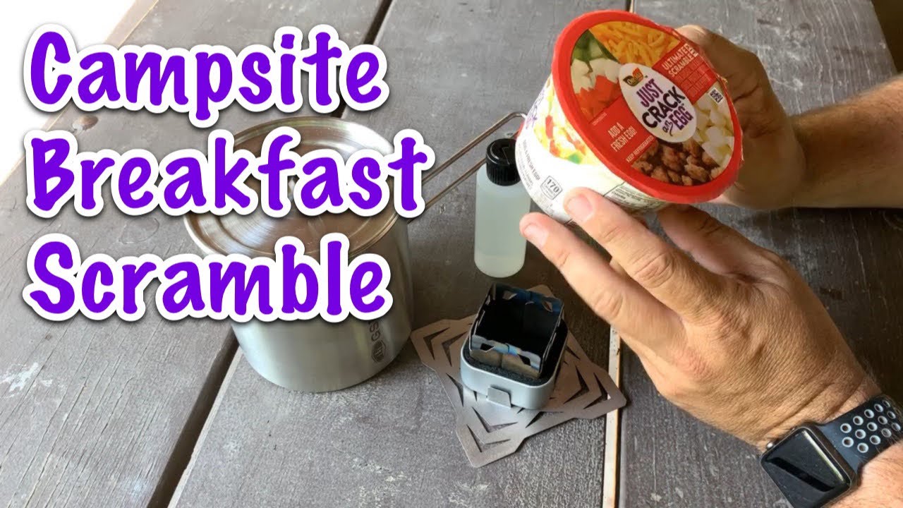 Campsite Breakfast Scramble - Just Crack an Egg