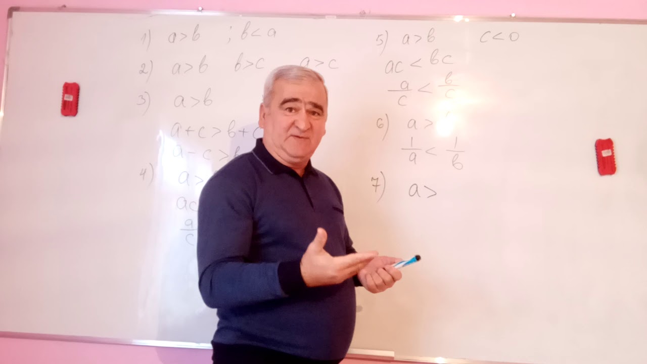 Ədədi bərabərsizlik və xassələri