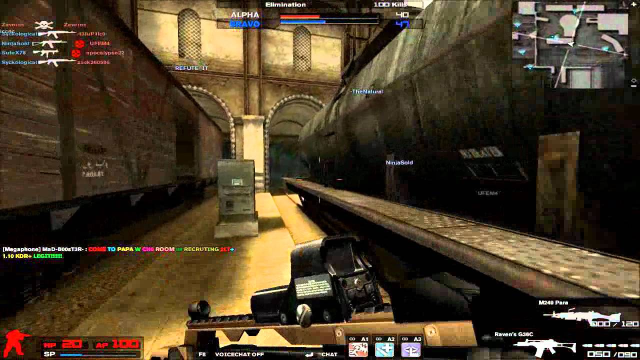 Combat Arms: Raven's G36C Gameplay (Epic Weapon Gameplay) [AzN3AlK0/TouhouSniper98]