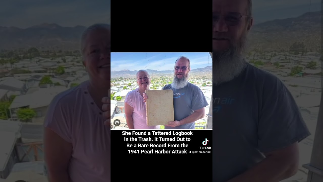 Lost Tattered Logbook from Trash. It Turned Out to Be a Rare Record of 1941 Pearl Harbor Attack