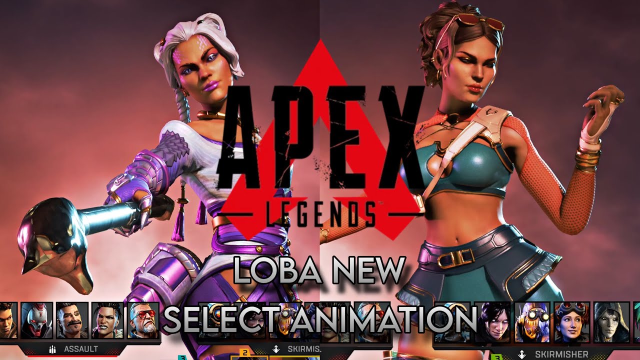 Loba new select animation with different skins - Apex Legends 