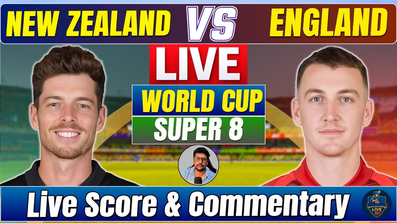 England vs New Zealand Match Live Score & Commentary T20 World Cup | 2nd Innings