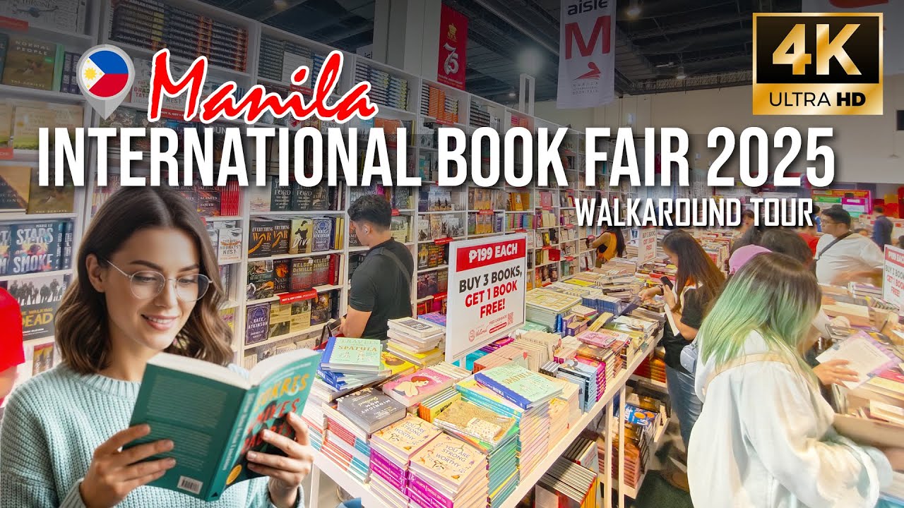 Manila International Book Fair 2025 | Biggest Book Event in the Philippines [4K Walkaround Tour]