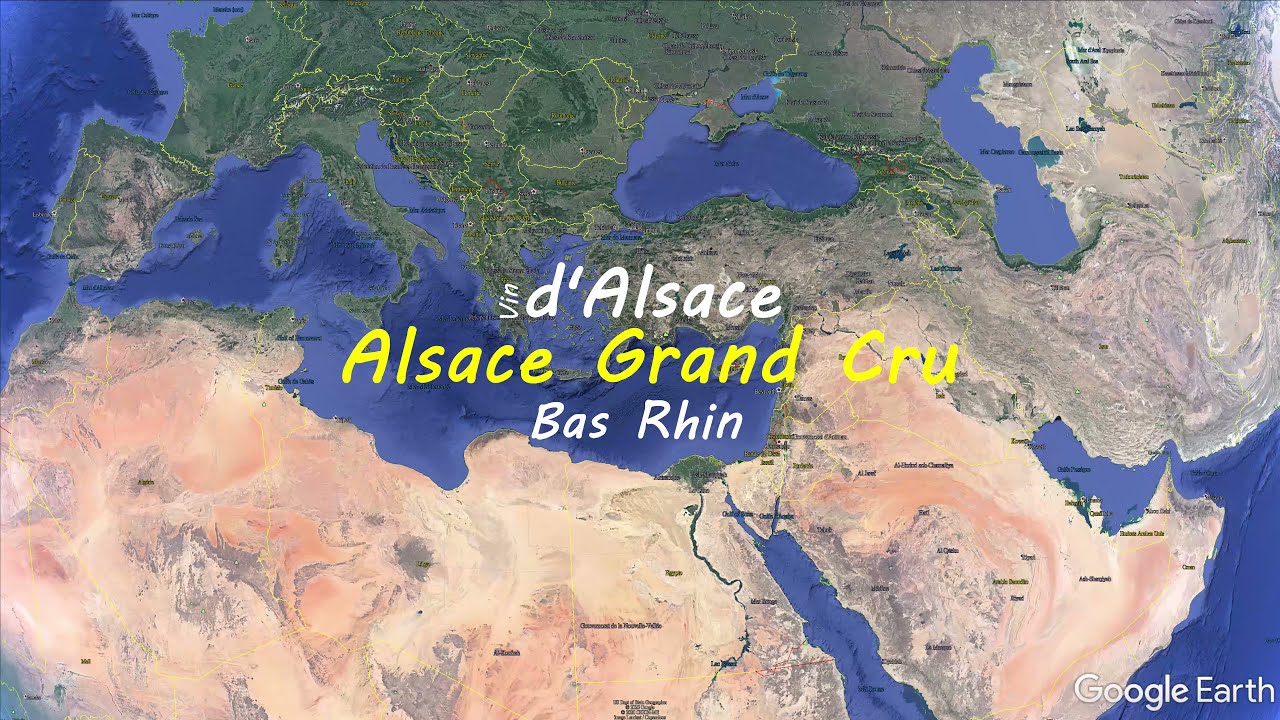 Alsace Grand Cru Bas Rhin  | French wine map | Wine study