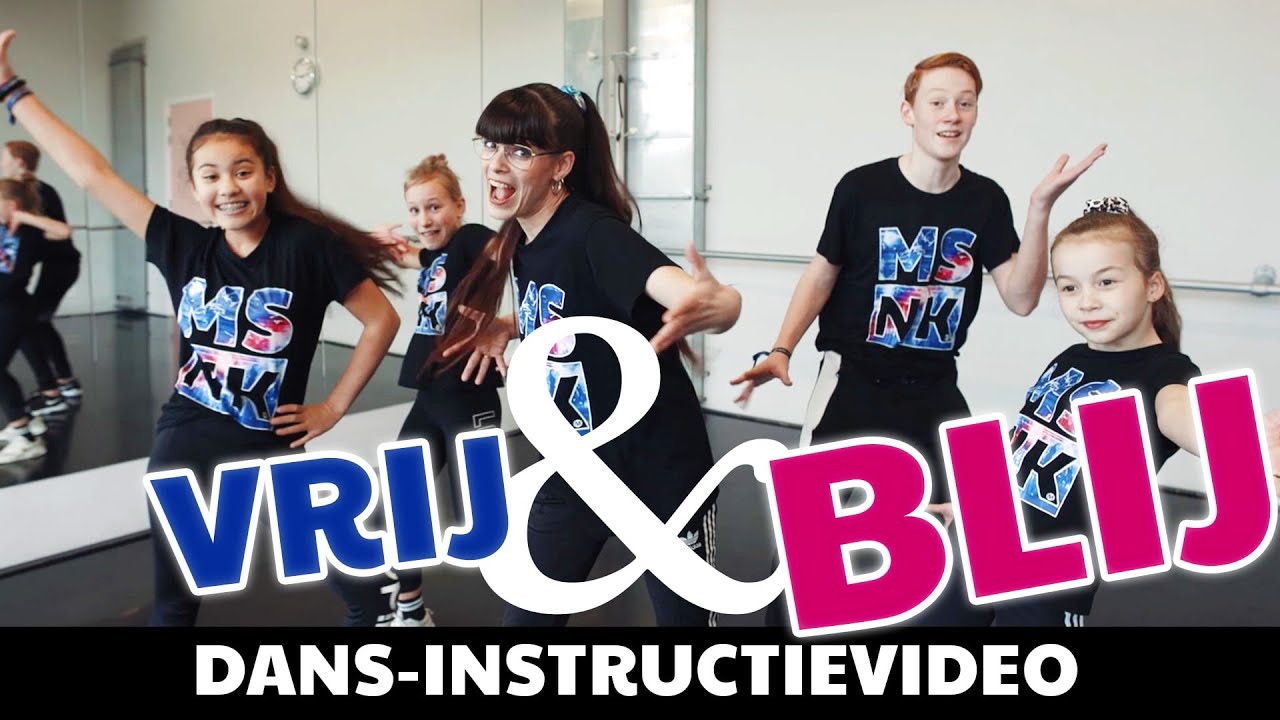 Vrij en Blij (Remix) // Dans Instructie / Stap voor stap // Make Some Noise Kids