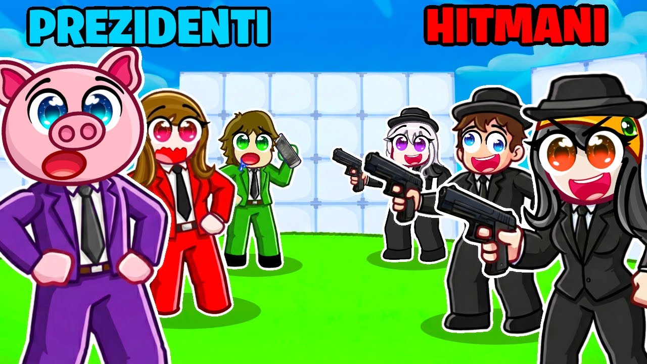 HITMANI proti PREZIDENTŮM v Roblox Rivals!