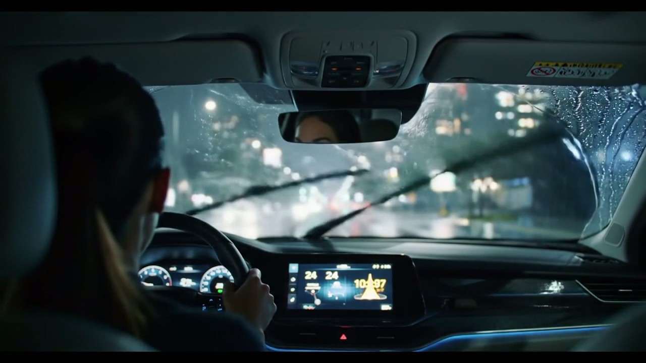 Boring Night Rain ASMR Driving - Dark Screen Sounds for Deep Sleep