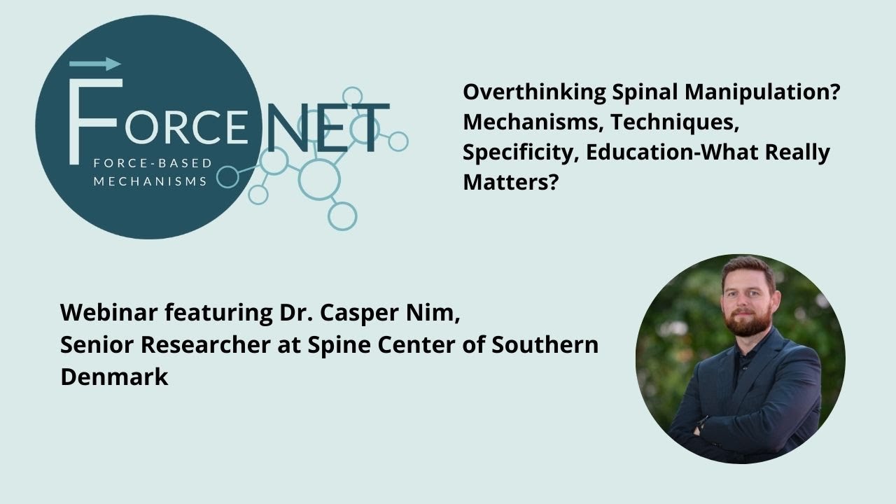 Overthinking Spinal Manipulation?  Mechanisms, Techniques, Specificity, Education