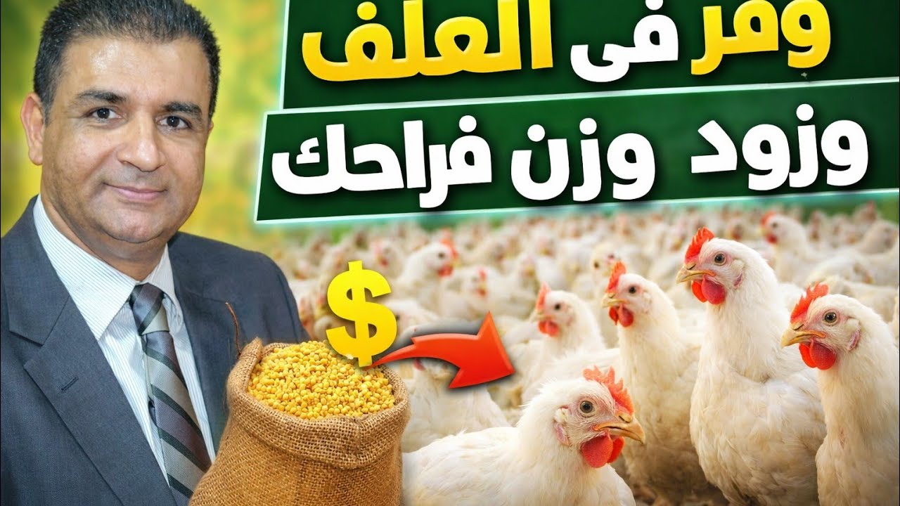 وفّر في العلف وزوّد وزن فراخك 🔥 أسرار تحسين خواص العليقة لنتائج أقوى بأقل تكلفة