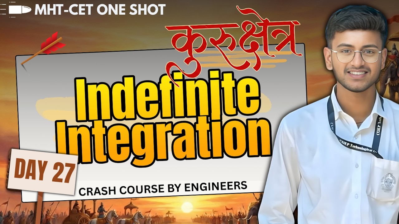 InDefinite Integration ONE SHOT + 2025 PYQs | IMP Questions | Kurukshetra Crash Course 🔥
