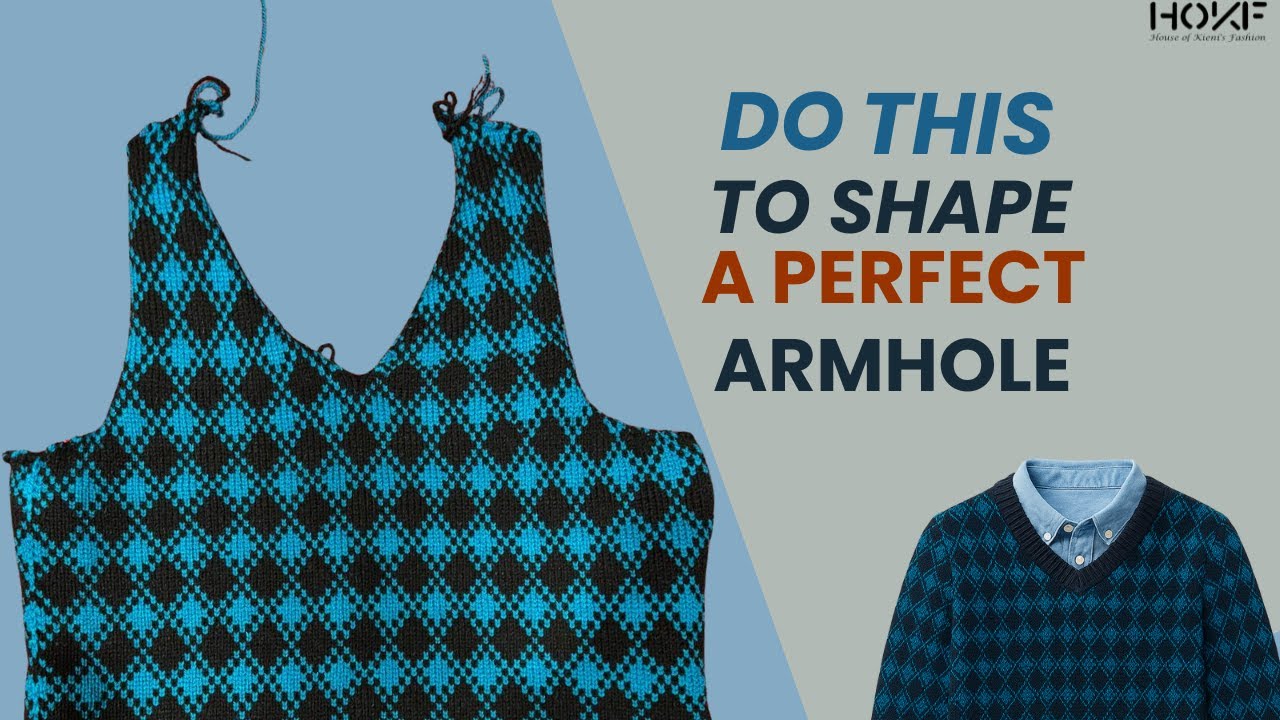 How to knit a V-neck sweater. Part 1: Hem to Armhole Shaping | Machine Knitting