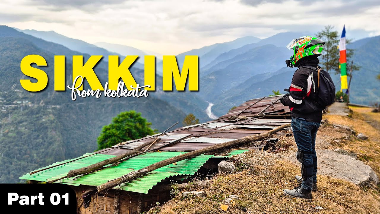 Kolkata to Sikkim Bike Trip | North Sikkim Ride | Winter Sikkim Ride | Part 01