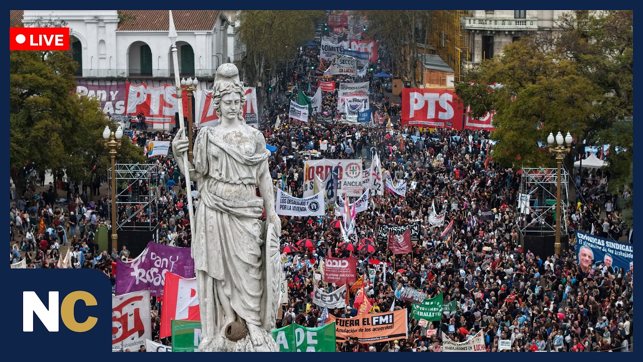 🔴LIVE: Argentina&rsquo;s University Community Protests in Buenos Aires Over Funding and Wages | AE1Z