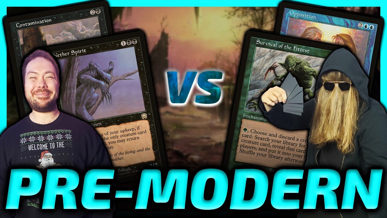 Nether Contamination Vs Survival Opposition! [Paper Premodern MtG Gameplay] 2025