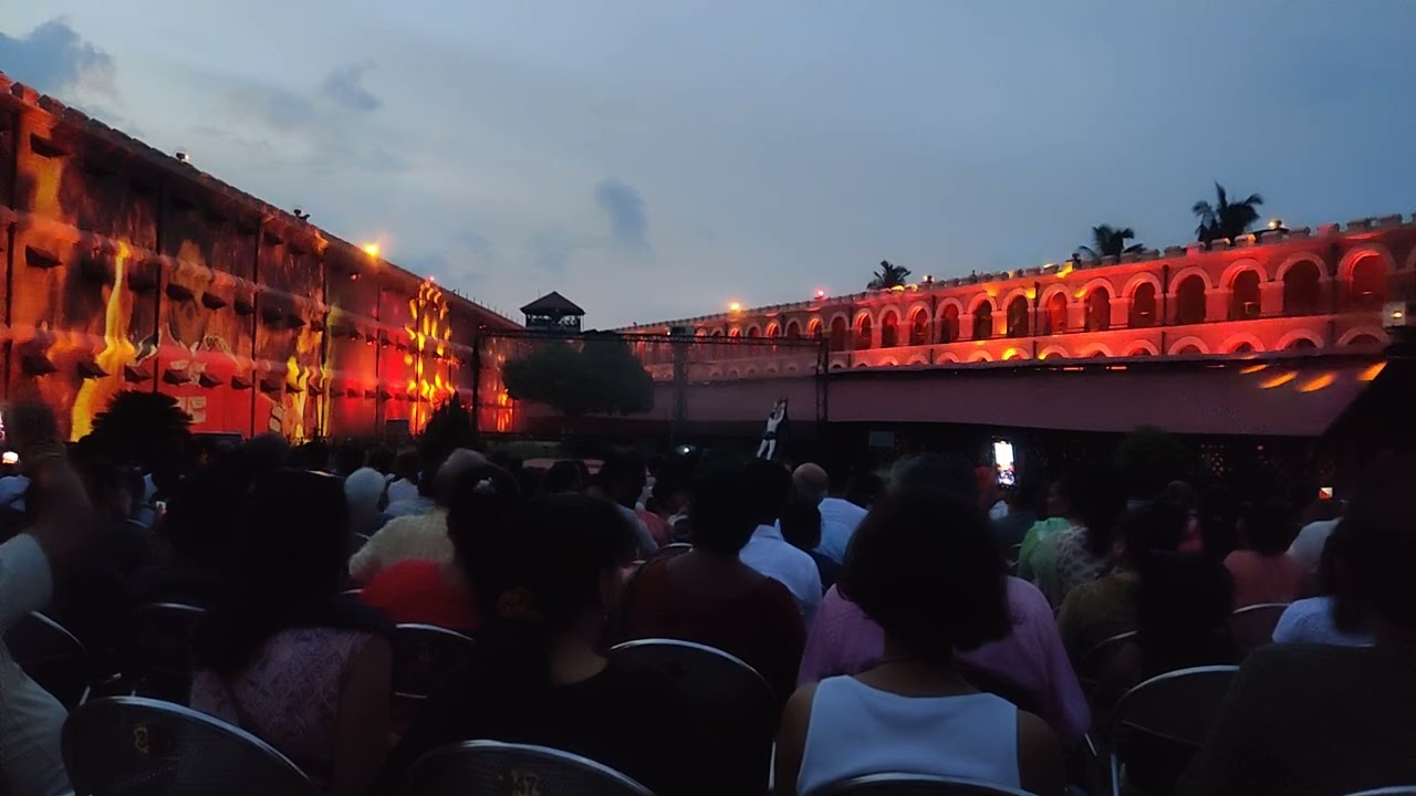 Cellular jail light and sound show  Andaman