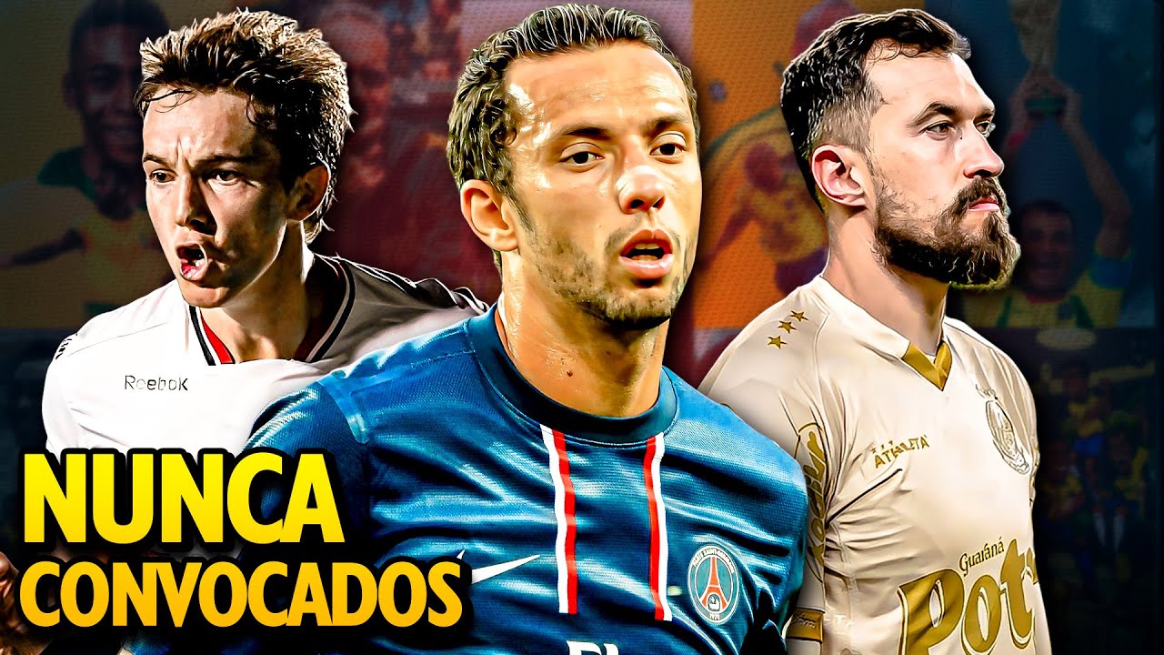 60 Grandes jogadores NUNCA CONVOCADOS para a Seleção Brasileira