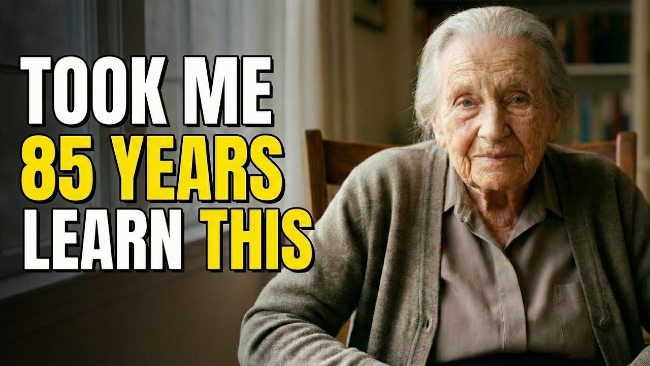 I'm 109... It took me 85 years to learn this (don't waste yours like I did)