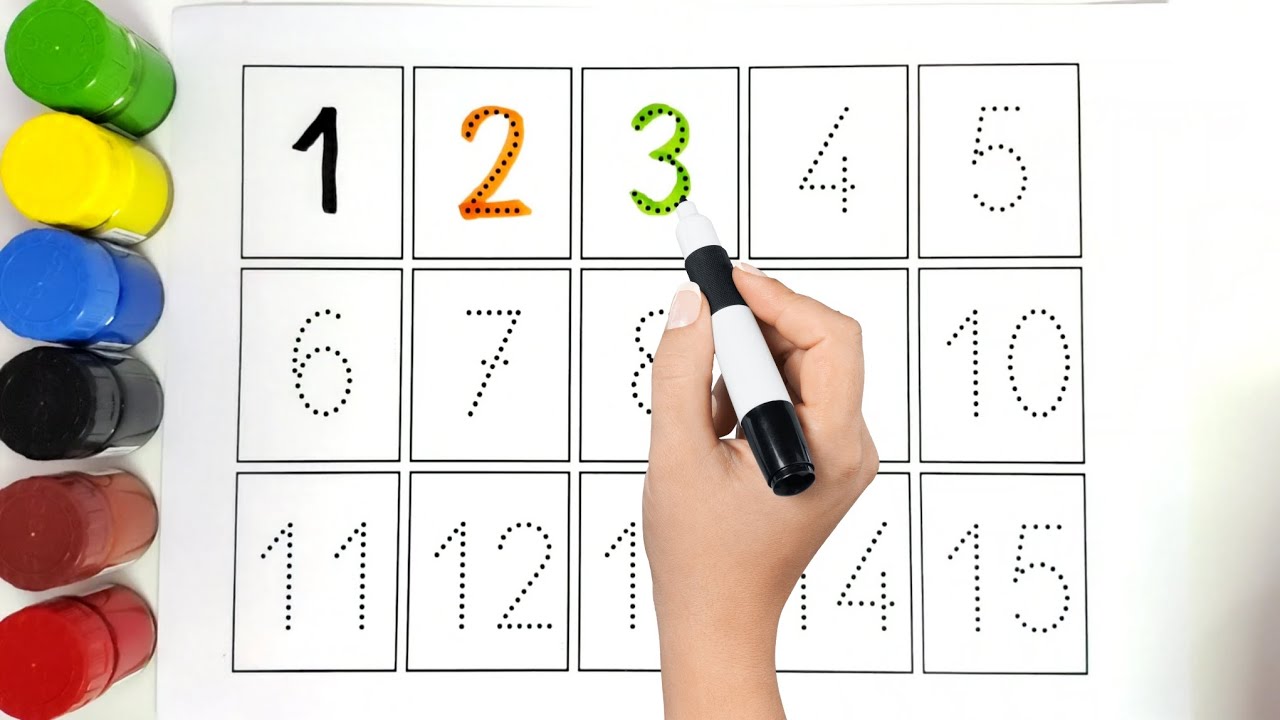 Numbers 1 to 15 | Kids Count Numbers 1-15 | Toddler & Preschool Educational Video #kiddostv