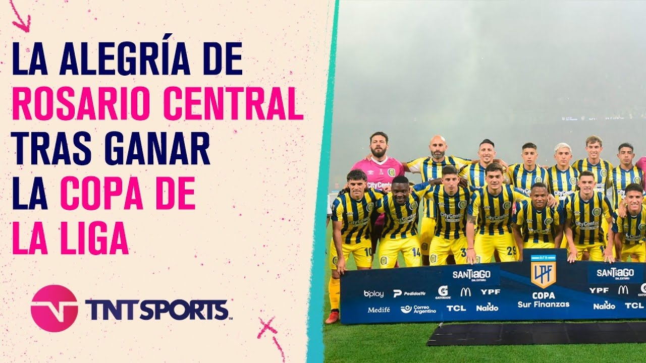 ¡#Arroyito está de fiesta! #RosarioCentral celebró la consagración en la #CopaDeLaLiga