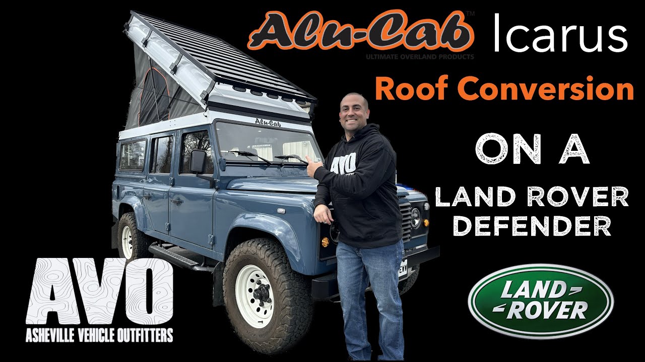 💥 Alu-Cab Icarus Roof Conversion on a Land Rover Defender