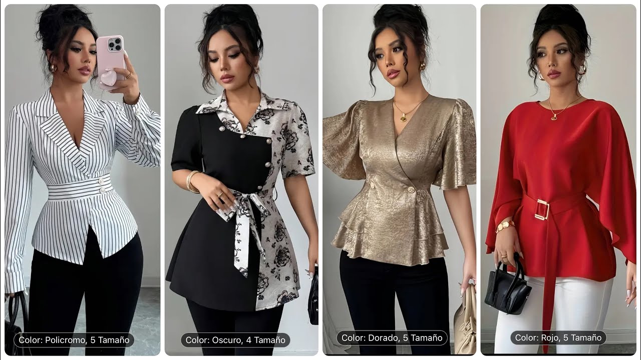 Incre&iacute;ble Colecci&oacute;n de BLUSAS para tu d&iacute;a a d&iacute;a Te encantar&aacute;n!!
